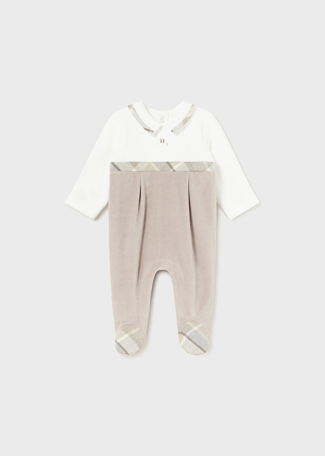 Mayoral 2791 Spanish Walnut Velour Pyjamas In Stock Now