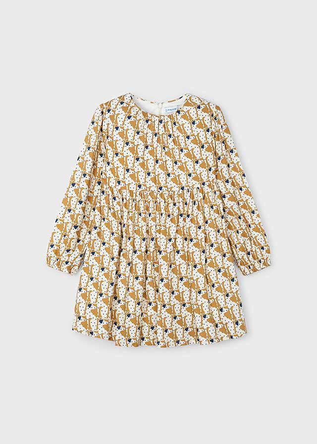 Mayoral 4920 Caramel Dress In Stock Now
