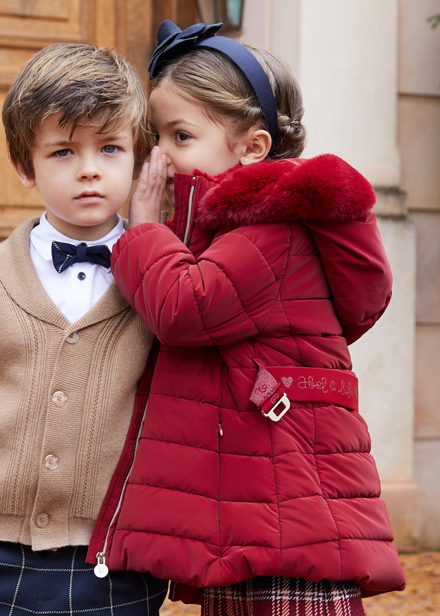 Red coat belt outlet