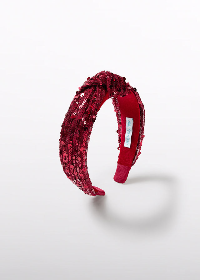 Abel & Lula 5925 Red Spangles Headband In Stock Now