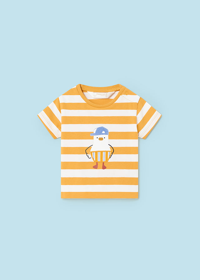 Mayoral 1619 Short Sleeve Chick Tee-Shirt, Swim Bottoms and Hat