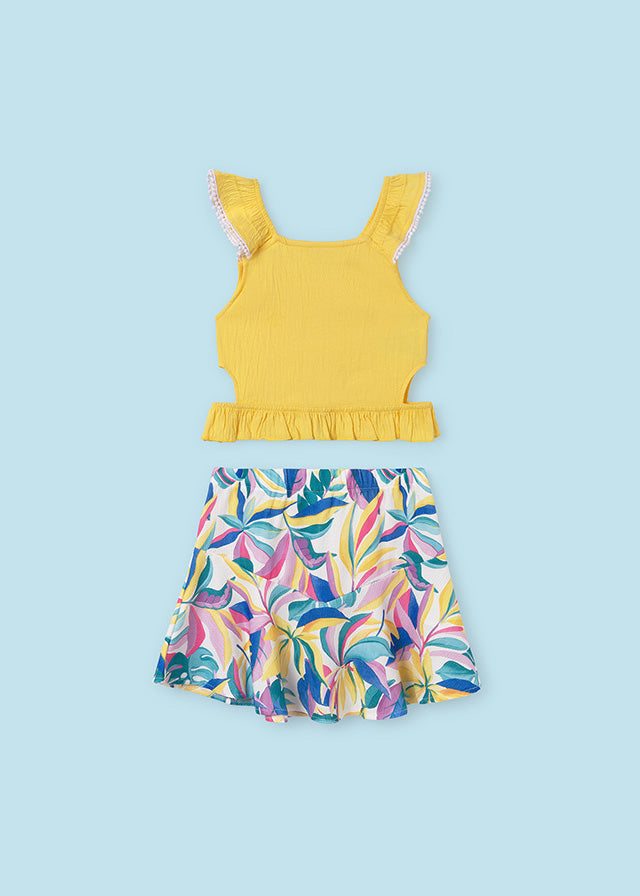 Pre-Order Mayoral 6967 Mimosa Top and Skirt Set