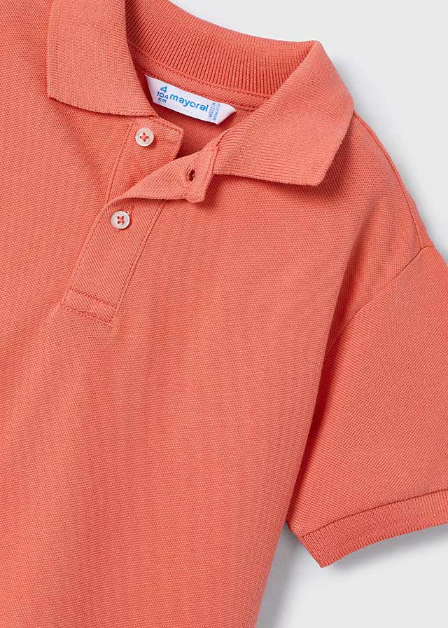 Mayoral 150 Short Sleeve Polo Shirt and Mayoral 3612 Swim Shorts In Stock Now