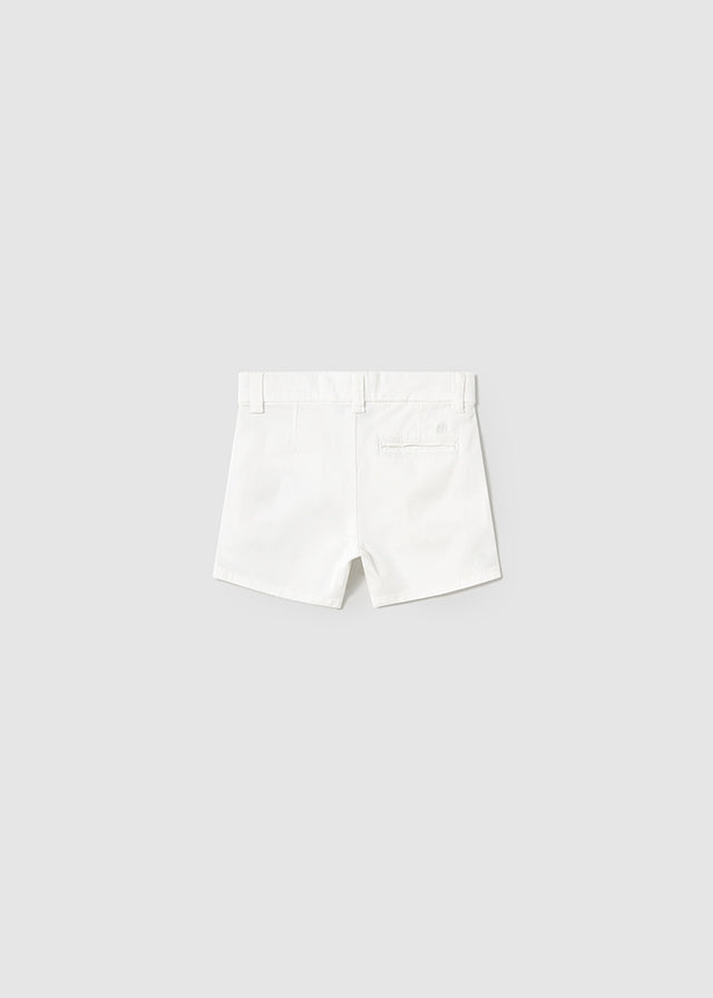 Mayoral 1106 Light Blue Polo Shirt and Mayoral 207 White Twill Shorts In Stock Now