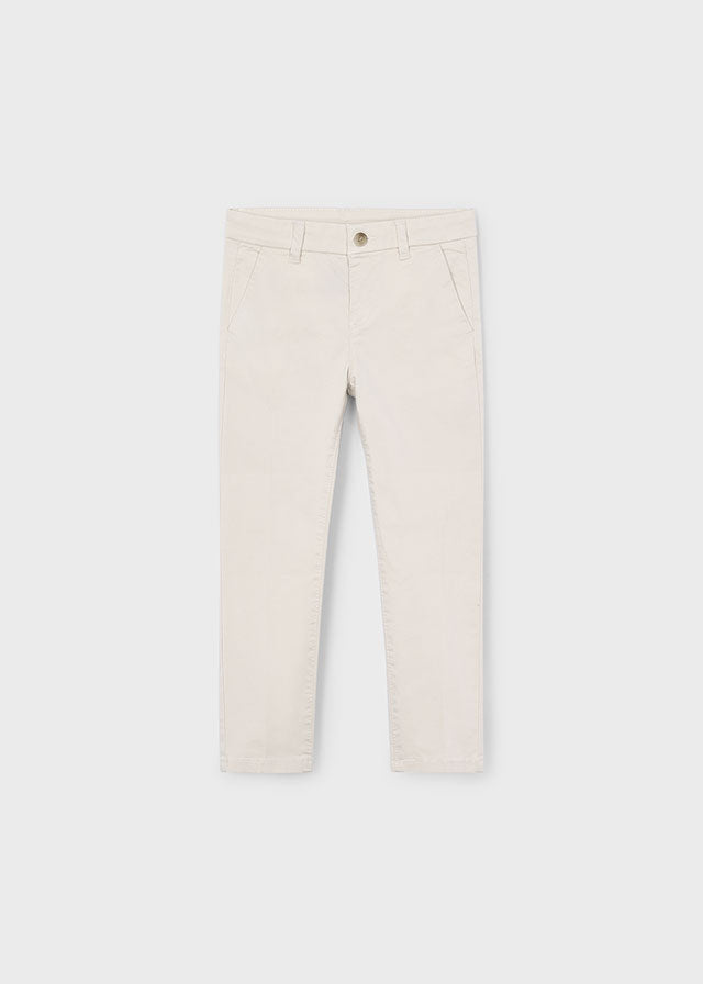 Mayoral 3366 Gold Stripe Jumper and Mayoral 512 Twill Trousers In Stock Now