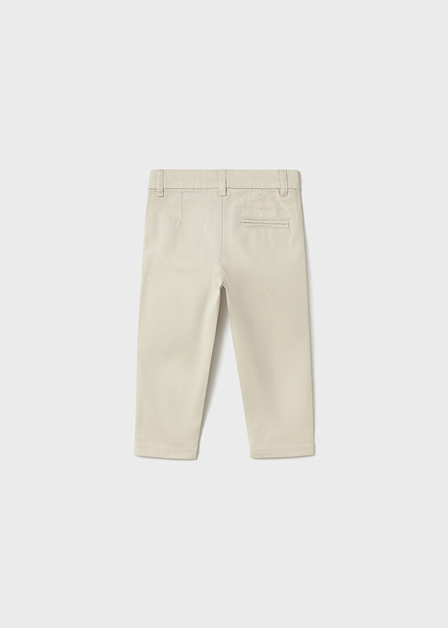 Mayoral 1301 Sage Stripe Jumper and Mayoral 522 Twill Trousers In Stock Now