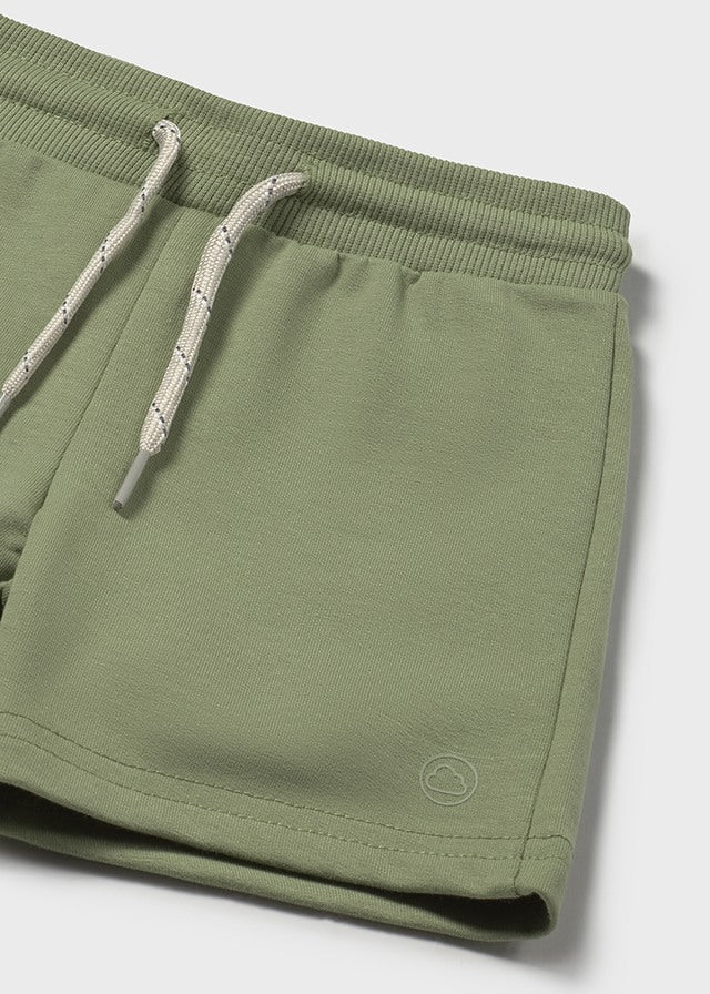 Mayoral 1056 Safari Short Sleeve Tee-Shirt and Mayoral 621 Sage Shorts In Stock Now