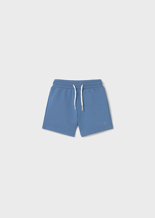 Mayoral 1059 Yellow Short Sleeve Tee-Shirt and Mayoral 621 Capri Blue Shorts In Stock Now