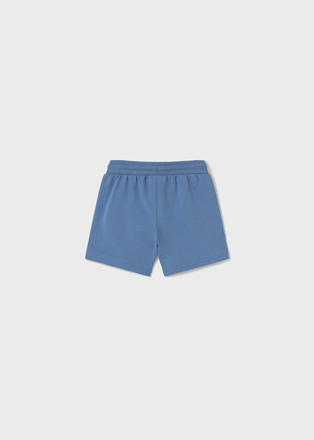 Mayoral 1059 Yellow Short Sleeve Tee-Shirt and Mayoral 621 Capri Blue Shorts In Stock Now
