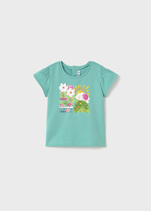 Mayoral 1049 Embroidered Tee-Shirt and Mayoral 1733 Leggings In Stock Now