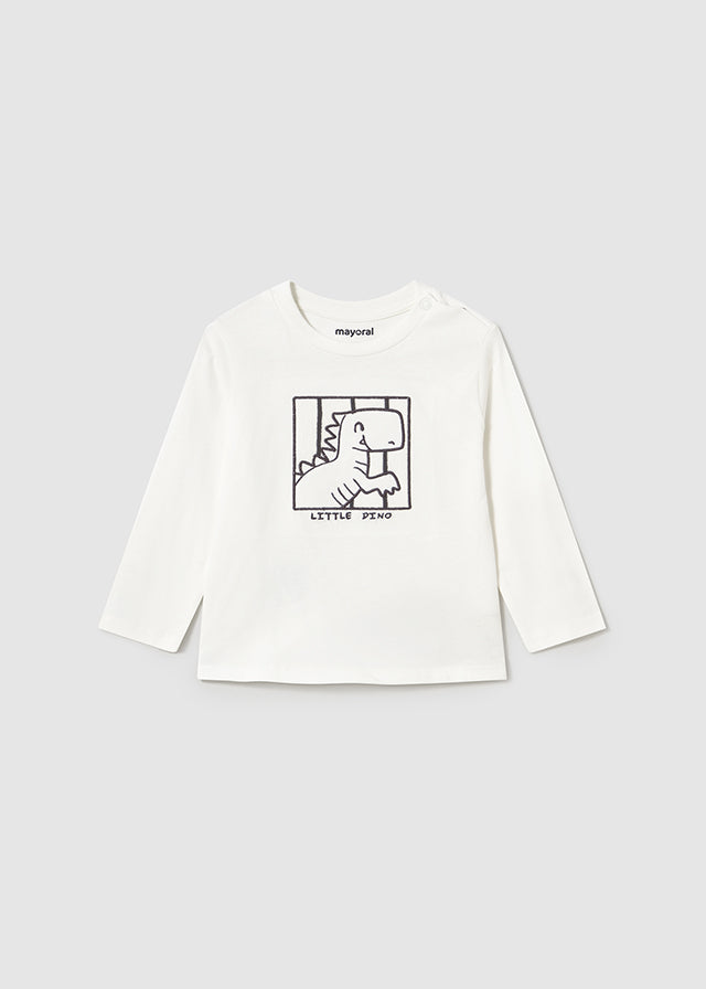 Mayoral 1068 Long Sleeve Tee-Shirt and Mayoral 1584 Stripe Trousers In Stock Now
