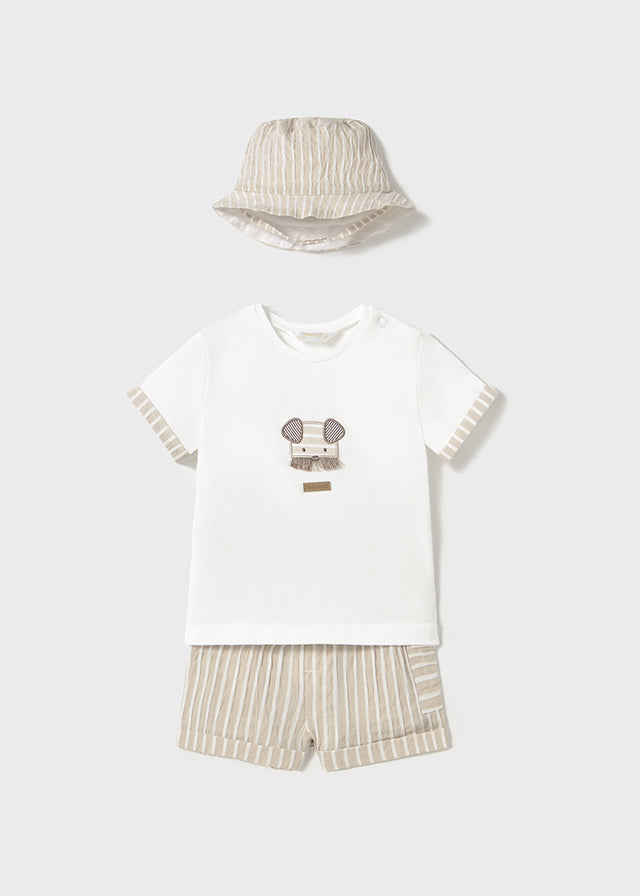 Mayoral 1201 Shorts Set and Hat In Stock Now