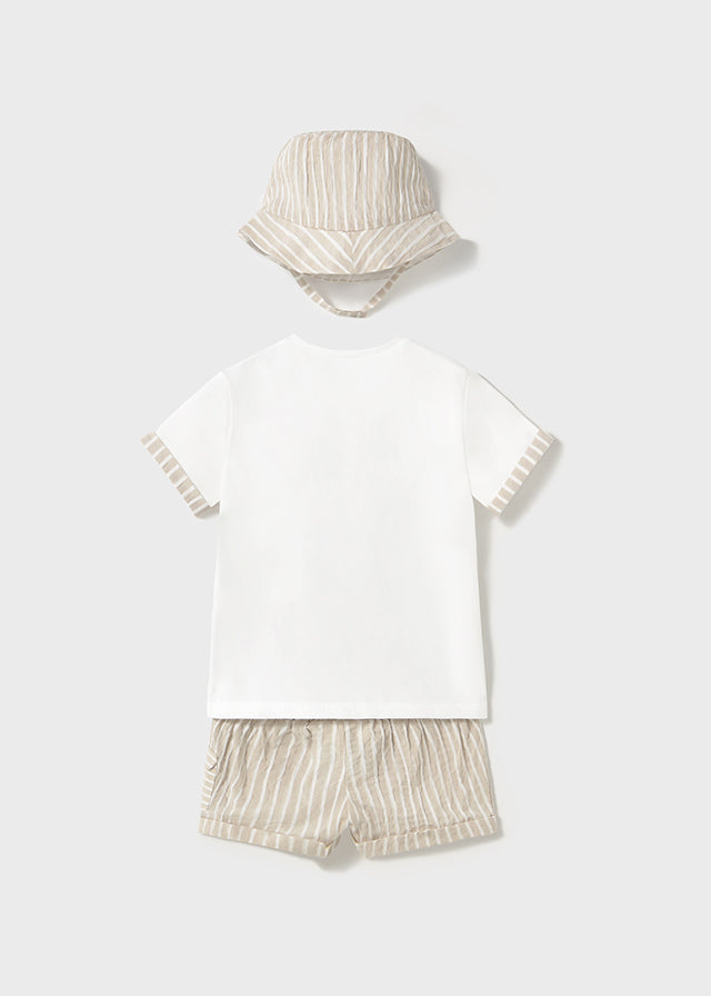 Mayoral 1201 Shorts Set and Hat In Stock Now