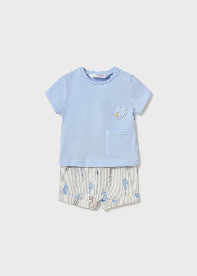 Mayoral 1202 Sky Shorts Set In Stock Now