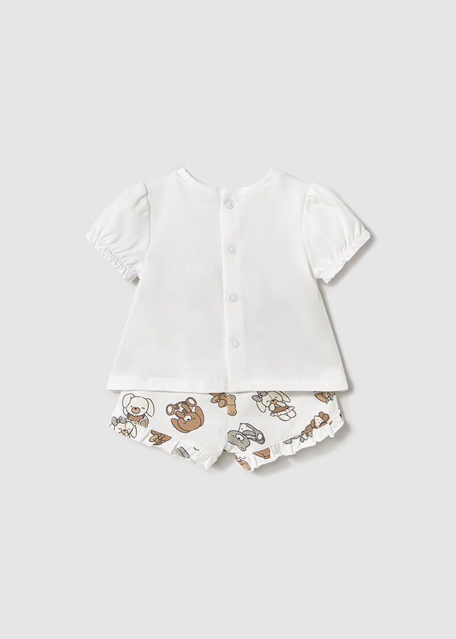 Mayoral 1256 Tee-Shirt and Shorts Set In Stock Now