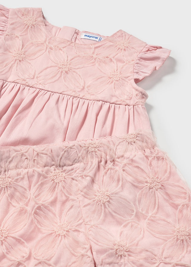 Mayoral 1261 Rose Shorts Set In Stock Now
