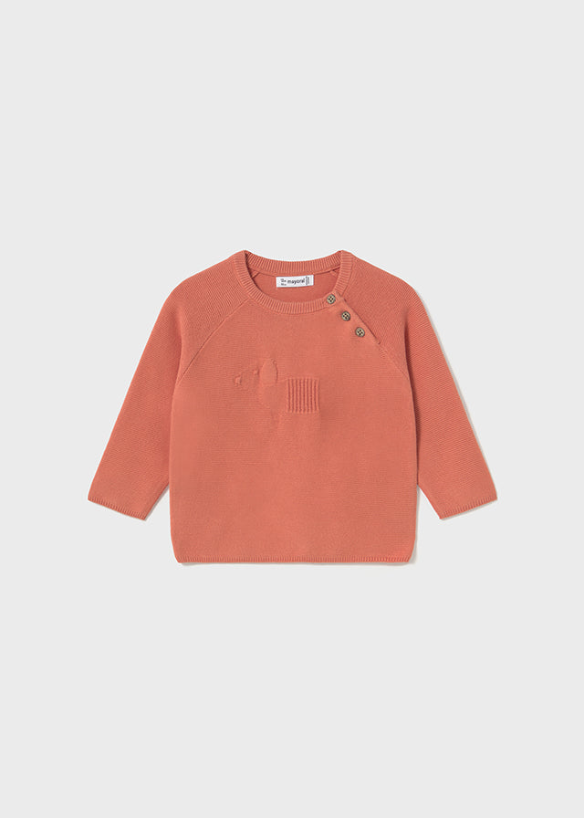 Mayoral 1302 Peach Jumper and Mayoral 1576 Charcoal Trousers In Stock Now