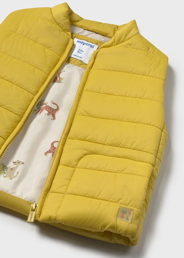 Mayoral 1304 Gold Gilet In Stock Now