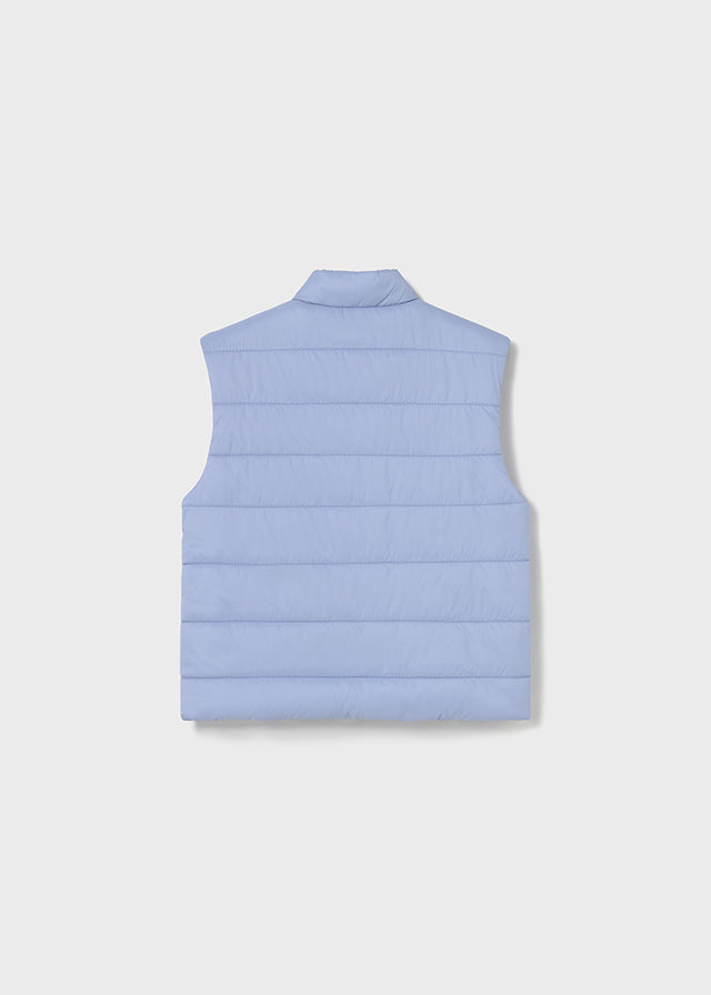 Mayoral 1304 Light Blue Gilet In Stock Now