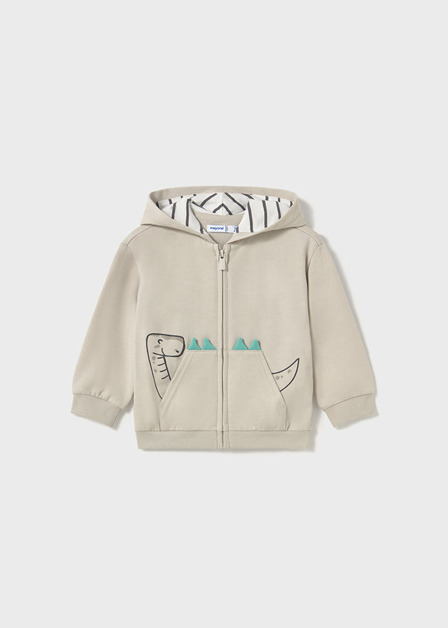 Mayoral 1062 Short Sleeve Tee-Shirt, Mayoral 1242 Shorts and Mayoral 1473 Dinosaur Hooded Jumper In Stock Now