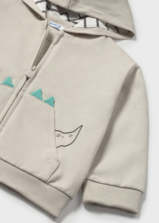 Mayoral 1062 Short Sleeve Tee-Shirt, Mayoral 1242 Shorts and Mayoral 1473 Dinosaur Hooded Jumper In Stock Now