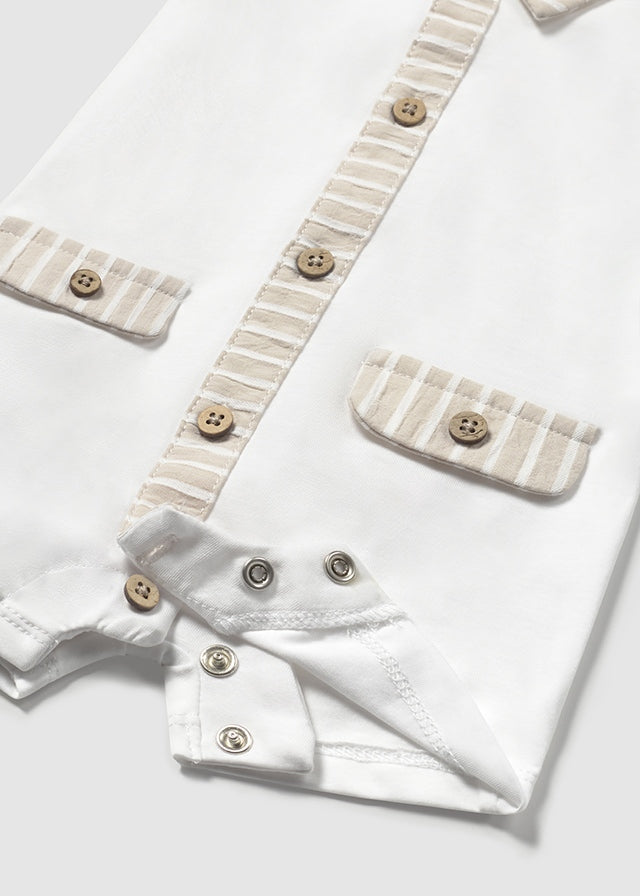 Mayoral 1705 Pack of Two Rompers, Mayoral 9877 Pack of Two Bibs and Mayoral 9861 Blanket In Stock Now