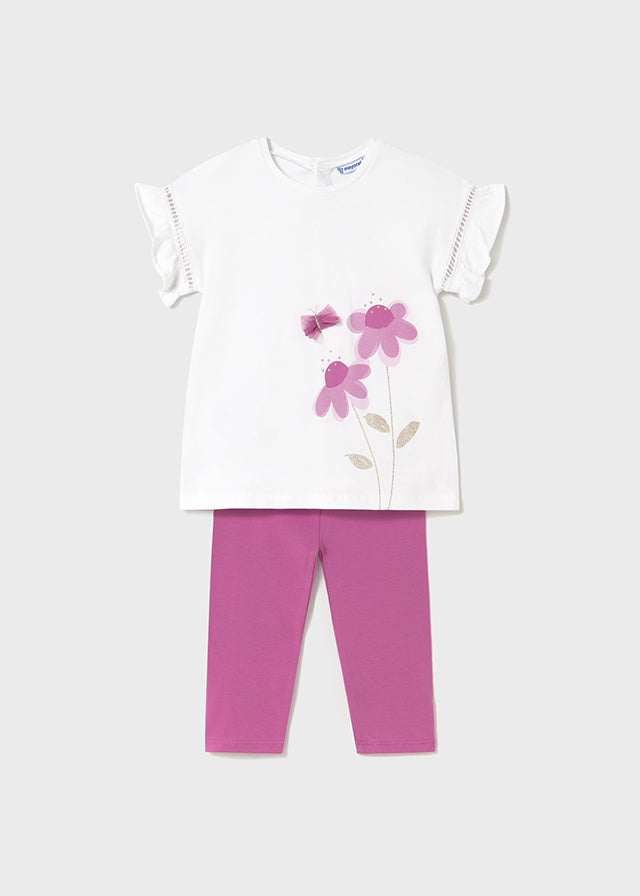 Mayoral 1734 Orchid Leggings Set In Stock Now