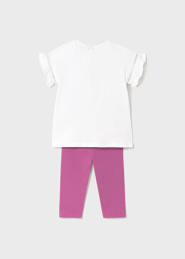 Mayoral 1734 Orchid Leggings Set In Stock Now