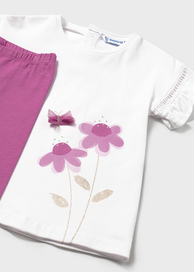 Mayoral 1734 Orchid Leggings Set In Stock Now
