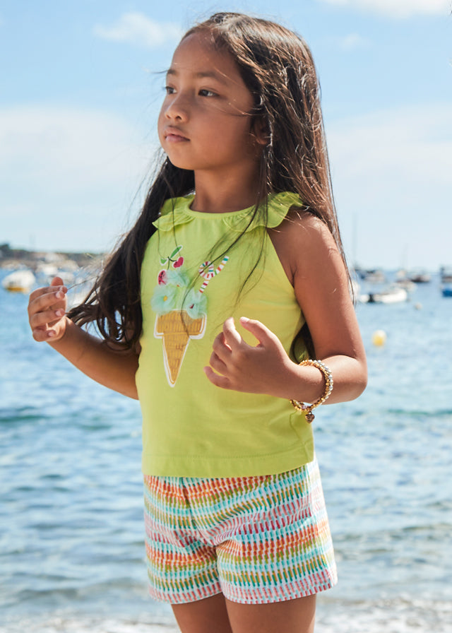 Mayoral 3214 Citrus Shorts Set In Stock Now