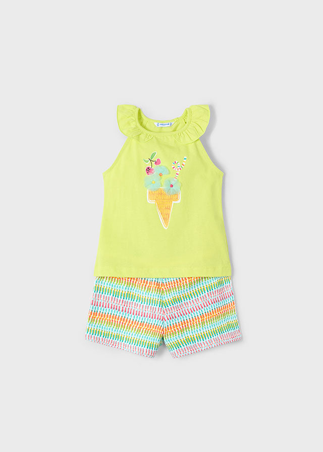 Mayoral 3214 Citrus Shorts Set In Stock Now
