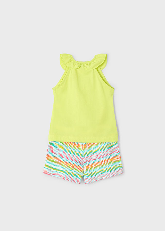 Mayoral 3214 Citrus Shorts Set In Stock Now