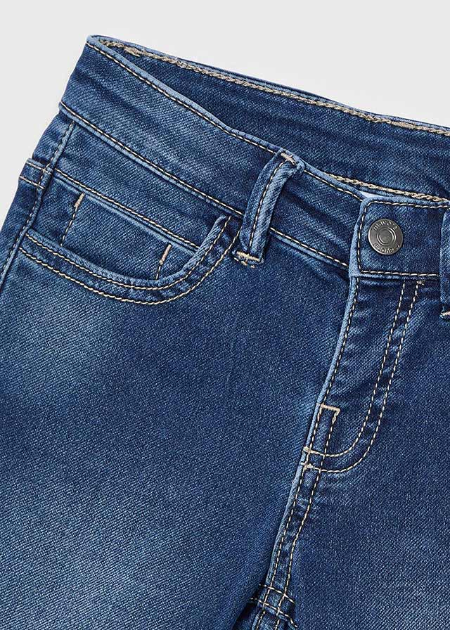 Mayoral 3106 Short Sleeve Polo Shirt and Mayoral 3218 Dark Denim Shorts In Stock Now