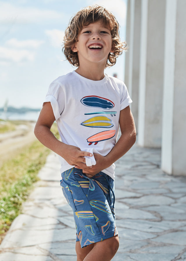 Mayoral 3604 Surf Board Shorts Set In Stock Now