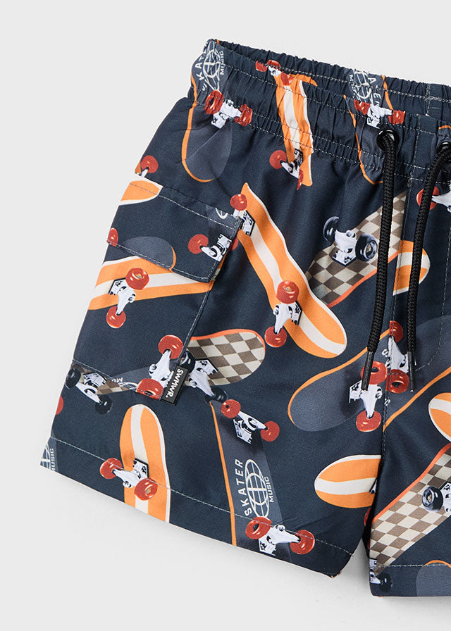 Mayoral 3039 Short Sleeve Tee-Shirt and Mayoral 3613 Swim Shorts In Stock Now