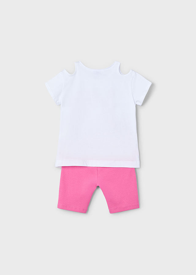 Mayoral 3708 Camellia Shorts Set In Stock Now