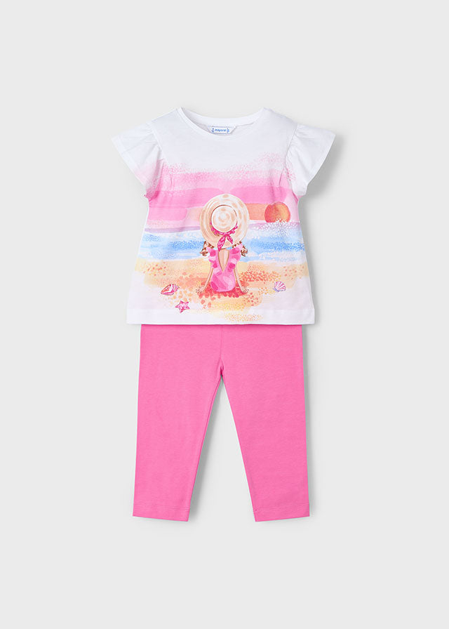 Mayoral 3711 Camellia Leggings Set In Stock Now