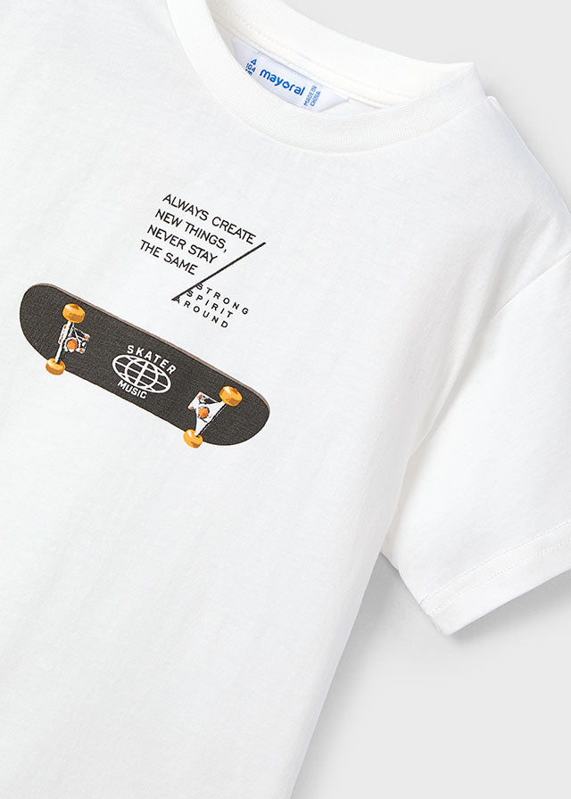 Mayoral 3881 Tee-Shirt, Orange Jacket and Tracksuit Bottoms In Stock Now