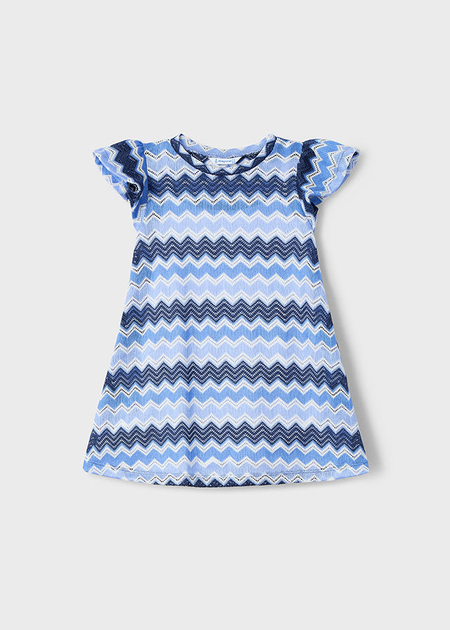 Mayoral 3926 Indigo Crochet Dress In Stock Now