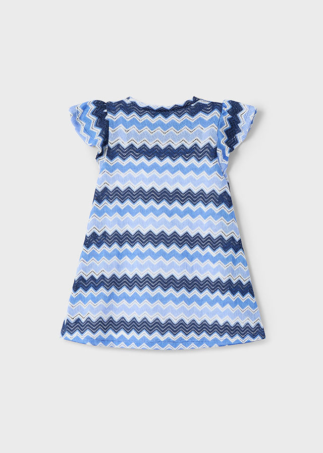Mayoral 3926 Indigo Crochet Dress In Stock Now