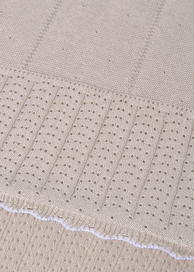 Mayoral 9853 Natural Unisex Blanket In Stock Now