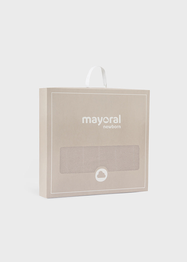 Mayoral 9853 Natural Unisex Blanket In Stock Now