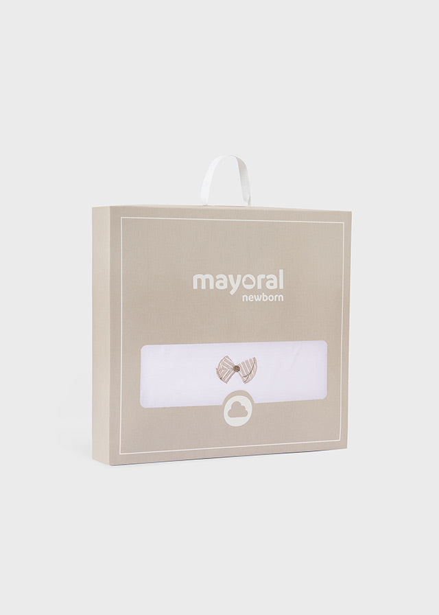 Mayoral 1747 Pyjamas, Mayoral 9875 Pack of Two Bibs and Mayoral 9858 Blanket In Stock Now