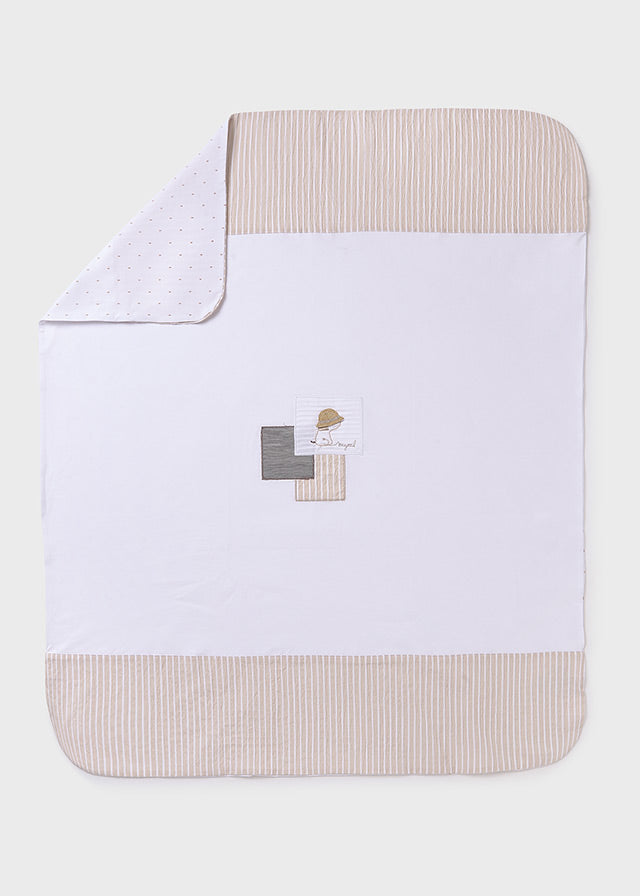 Mayoral 1705 Pack of Two Rompers, Mayoral 9877 Pack of Two Bibs and Mayoral 9861 Blanket In Stock Now