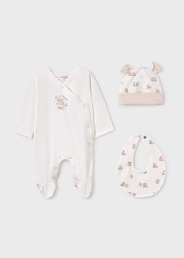 Mayoral 9907 Natural Unisex Gift Set – Cherubs