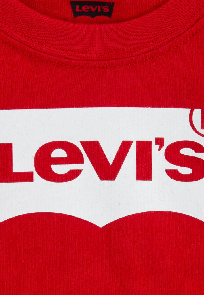 Levi's Poppy Red Short Sleeve Tee-Shirt In Stock Now