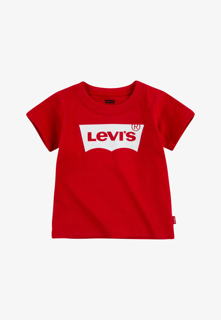 Levi's Poppy Red Short Sleeve Tee-Shirt In Stock Now