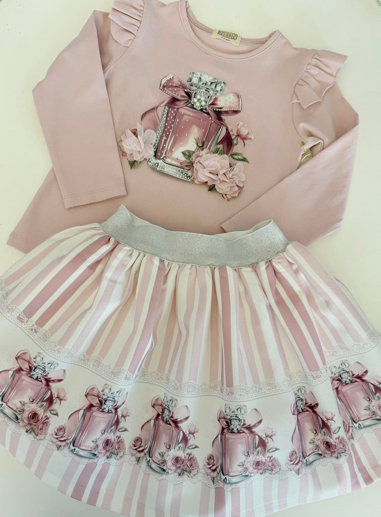 Pre-Order Cherubs Pretty Perfume Skirt Set