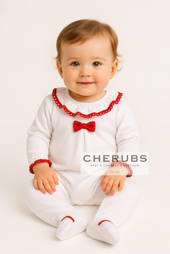 Rapife 5303 White and Red Pyjamas In Stock Now