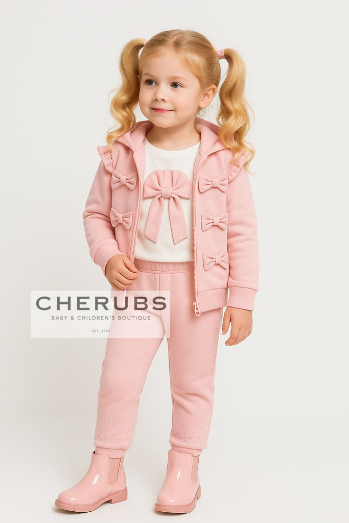 Cherubs Long Sleeve Top, Pink Jacket and Tracksuit Bottoms In Stock Now